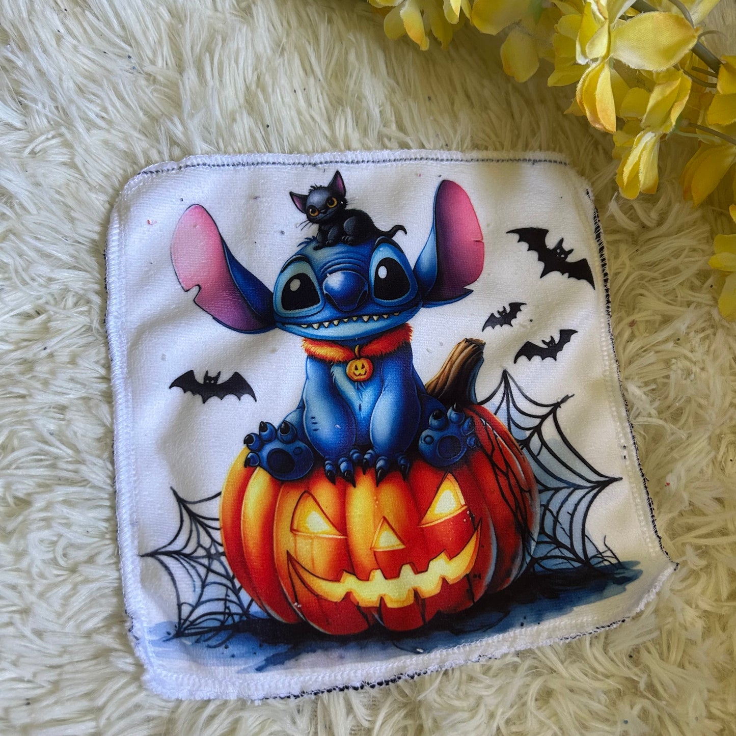 Débarbouillette personnage Halloween