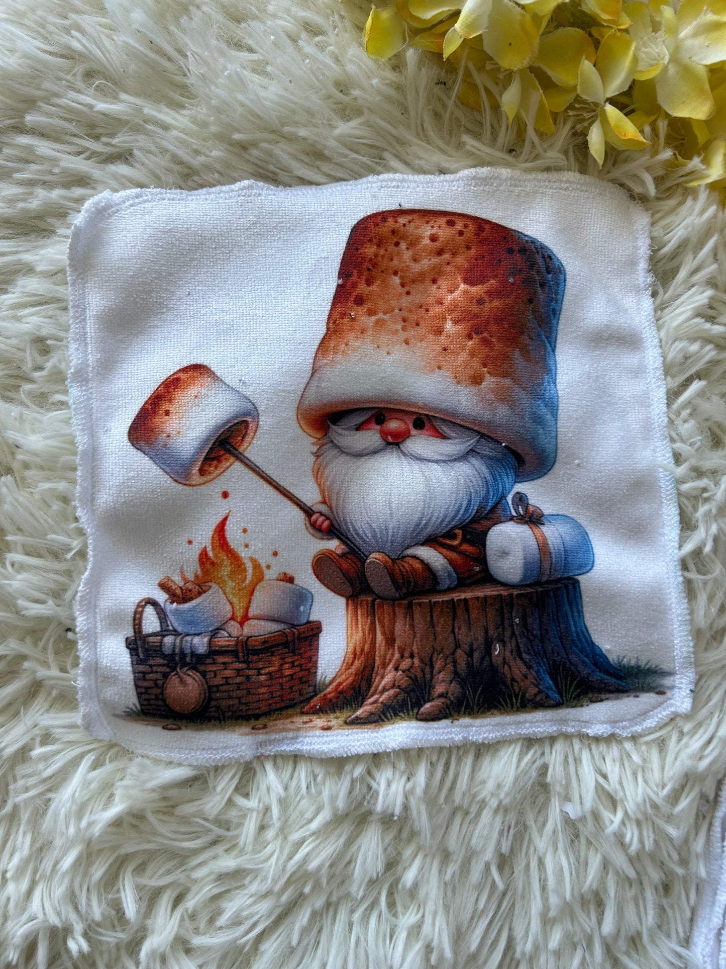 Débarbouillette gnomes smores