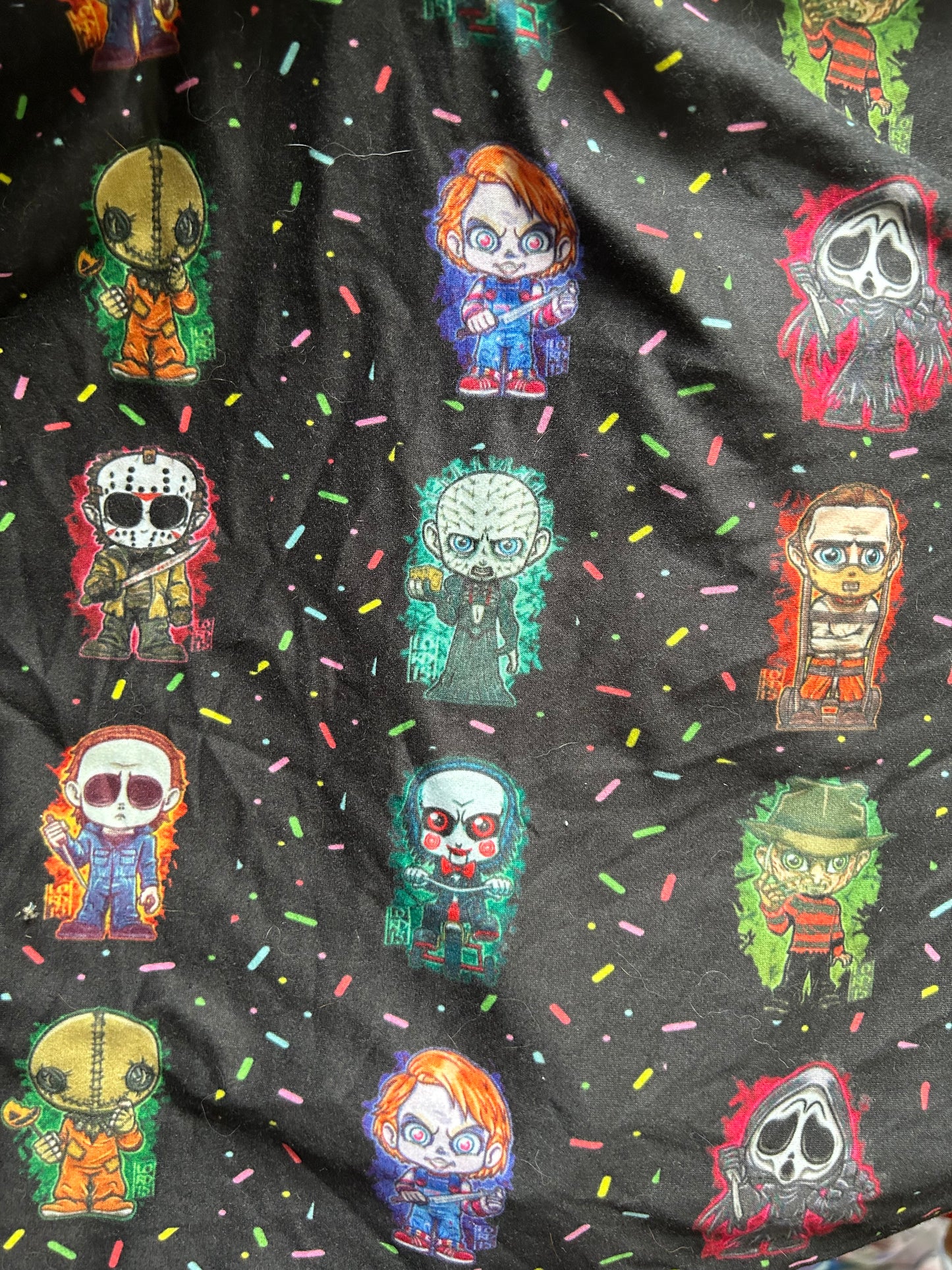Serviette hygiénique lavable halloween
