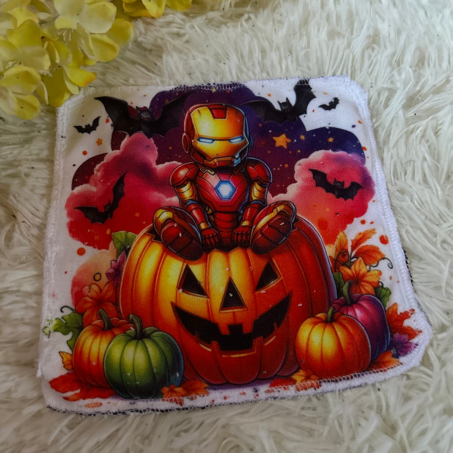 Débarbouillette personnage Halloween