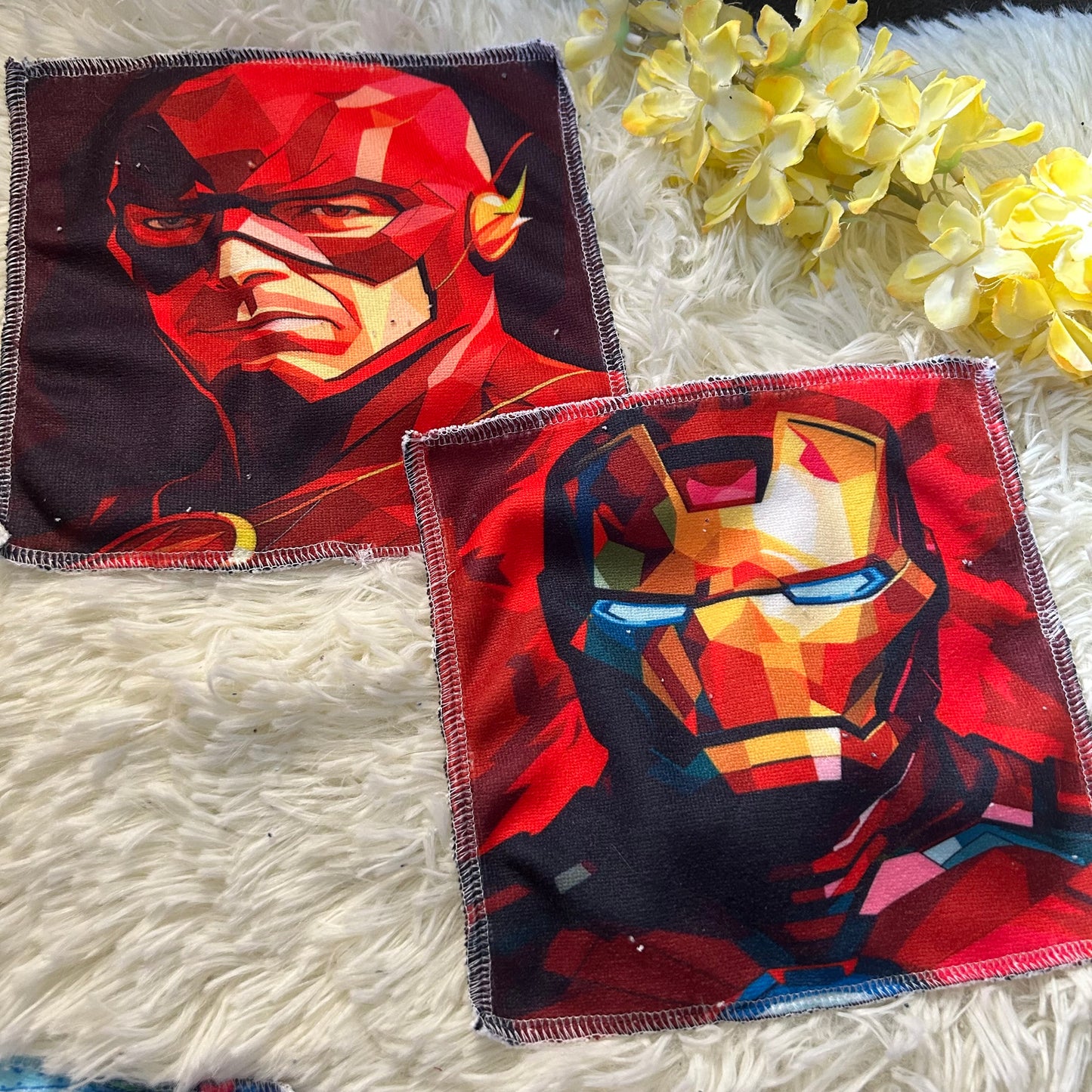 Débarbouillette personnage super heros