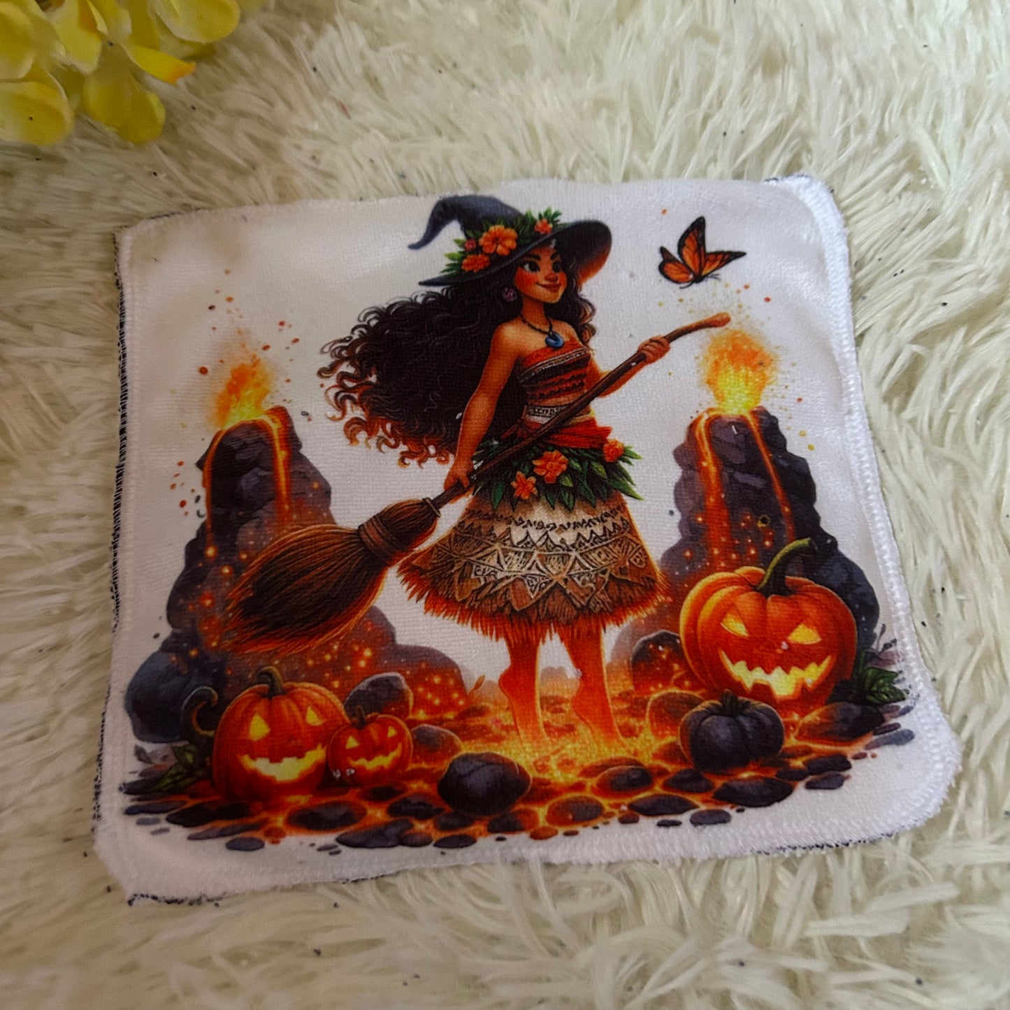 Débarbouillette personnage Halloween