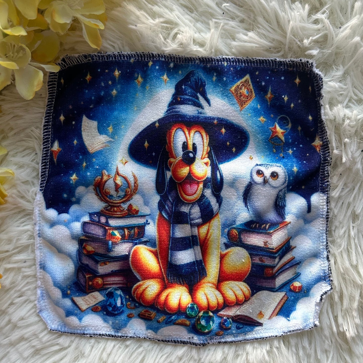 Débarbouillette chien magie