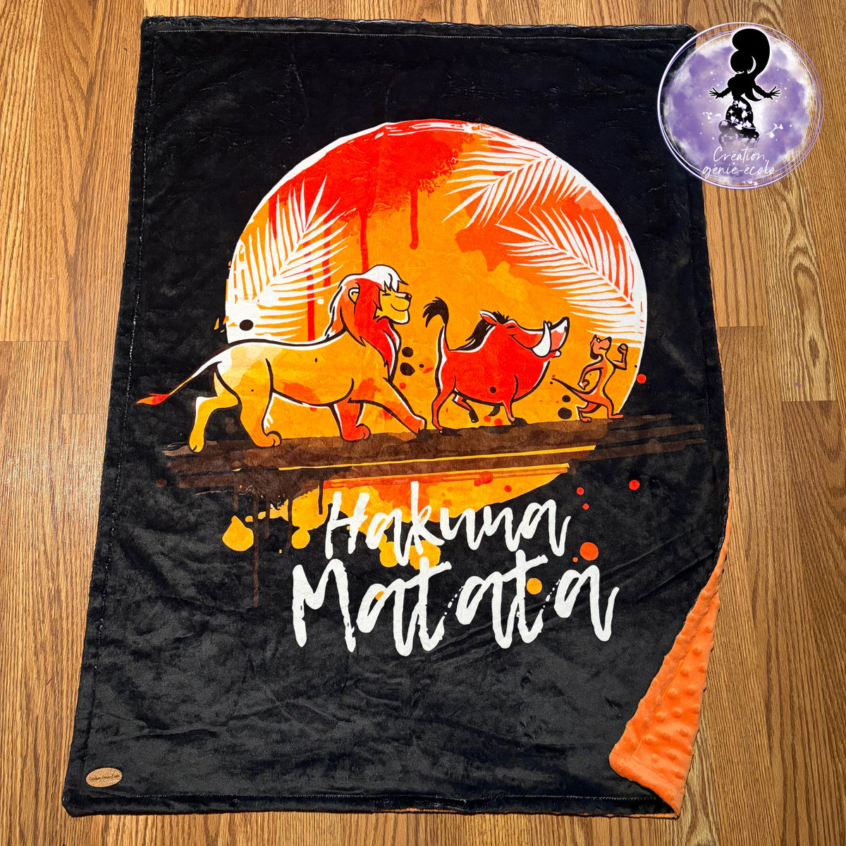Doudou 30x40 roi lion