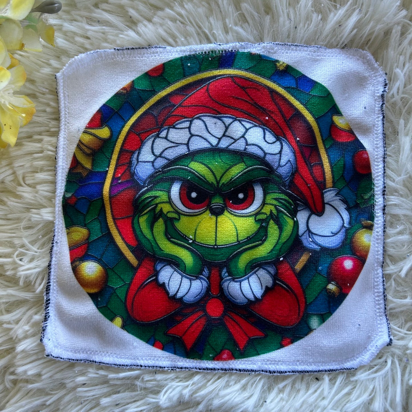 Débarbouillette personnage noel