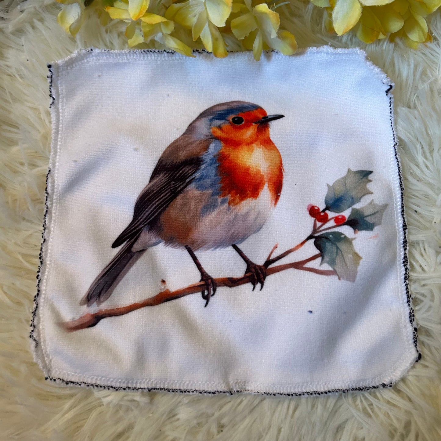 Débarbouillette oiseau
