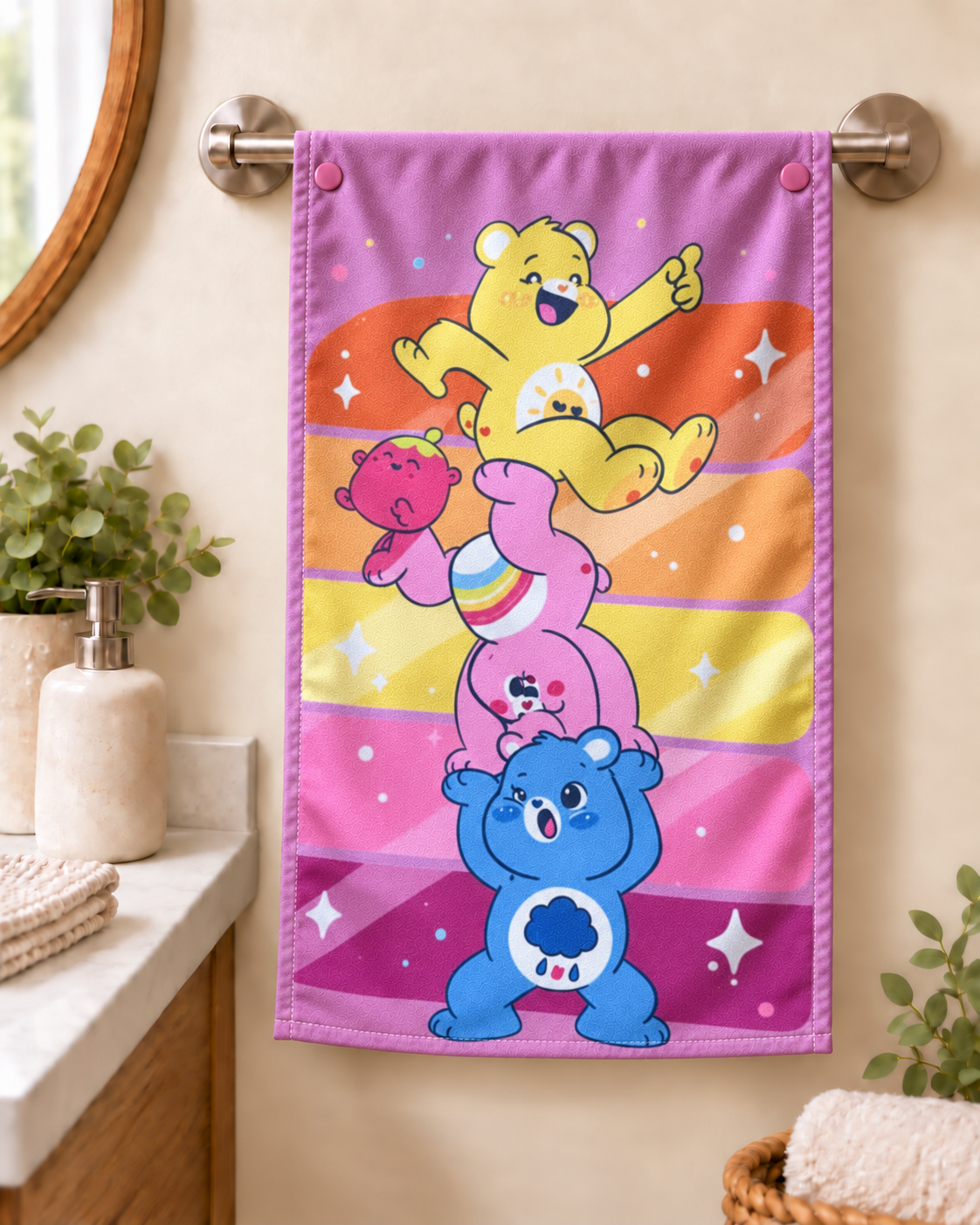 Serviette à main ourson