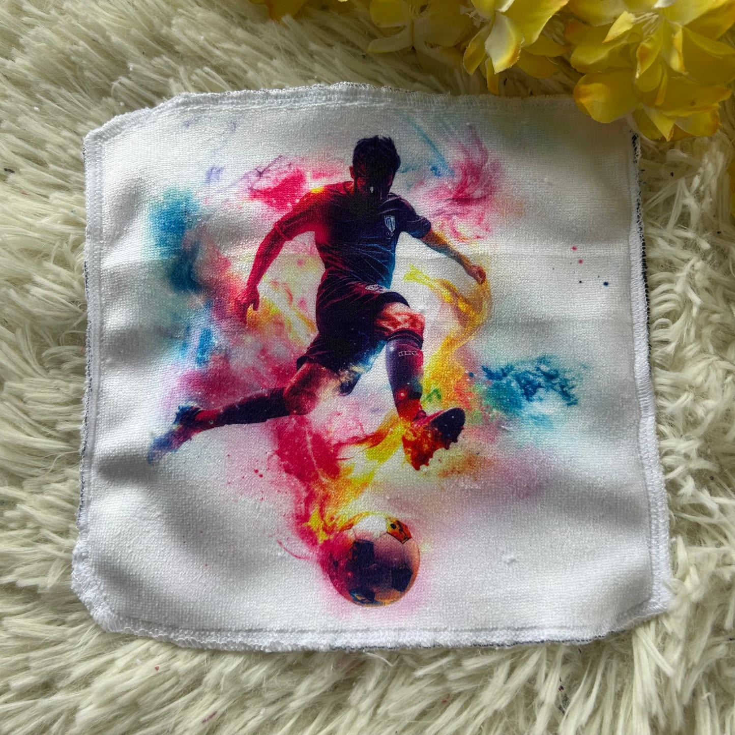 Débarbouillette soccer