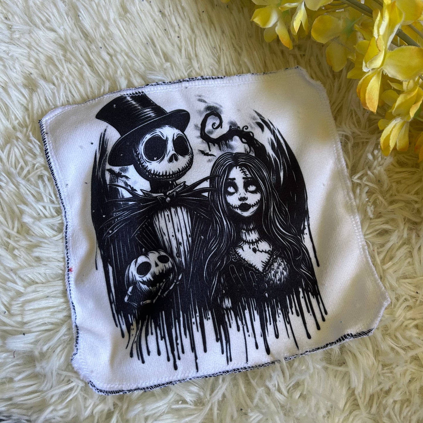 Débarbouillette personnage Halloween noel