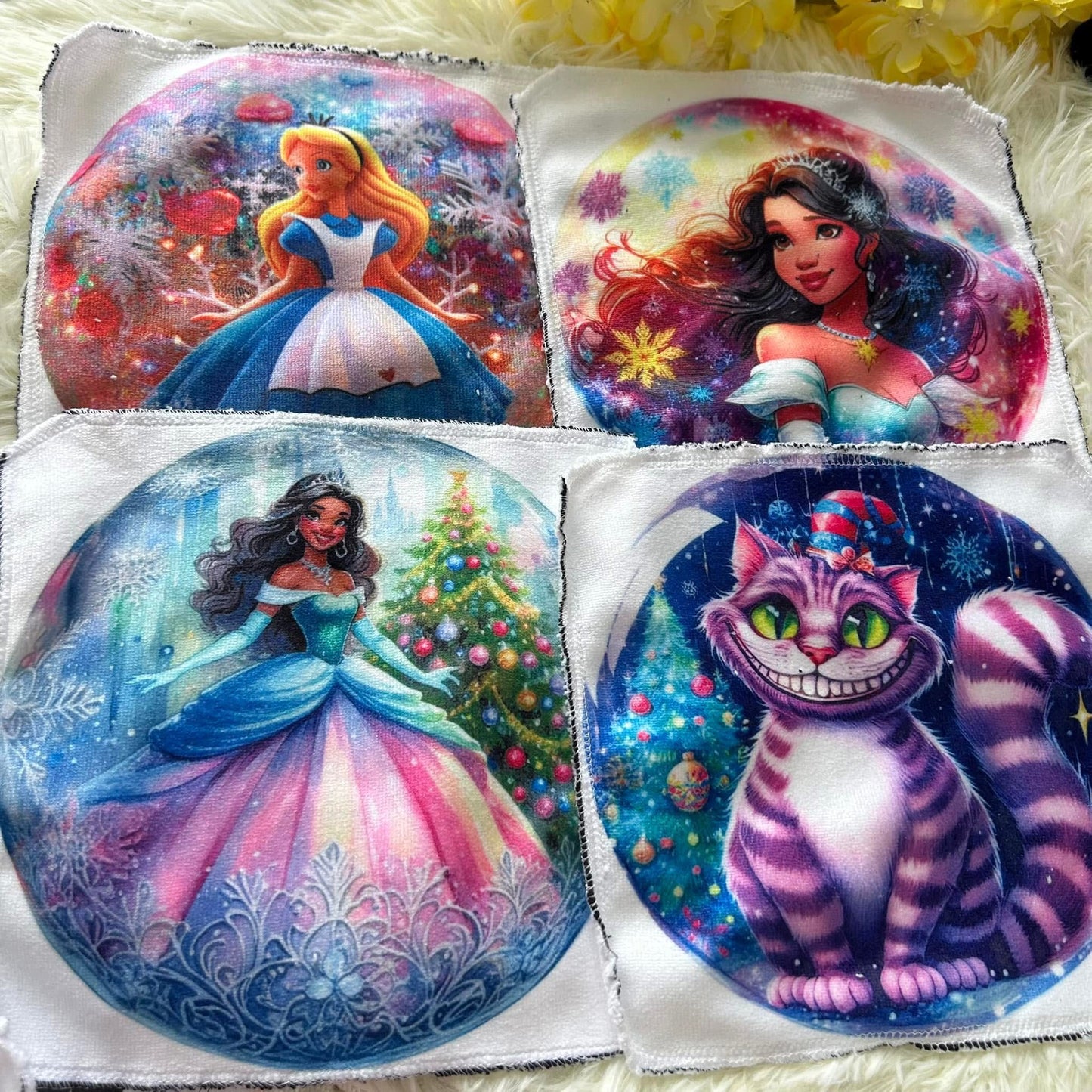 Débarbouillette princesse Noel