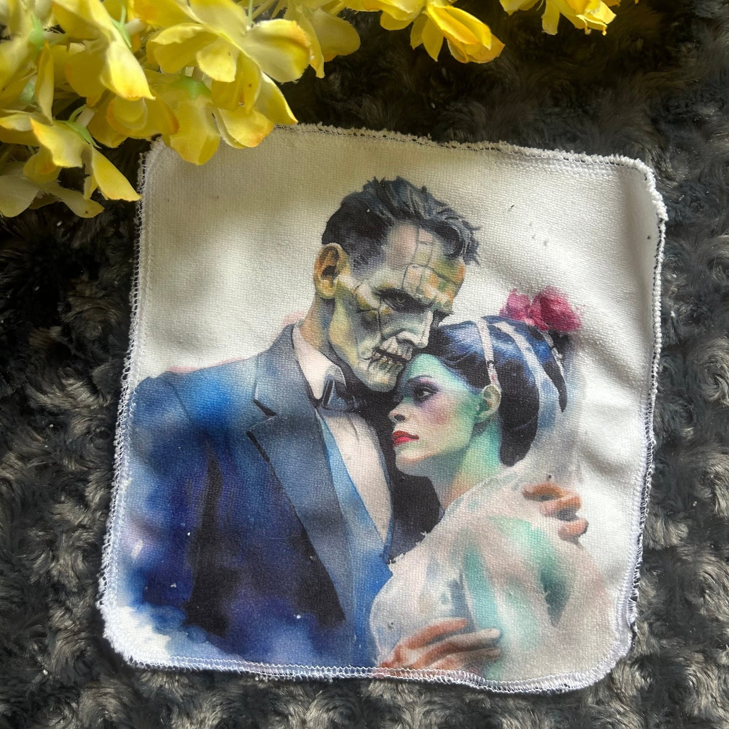 Débarbouillette personnage tueur Halloween