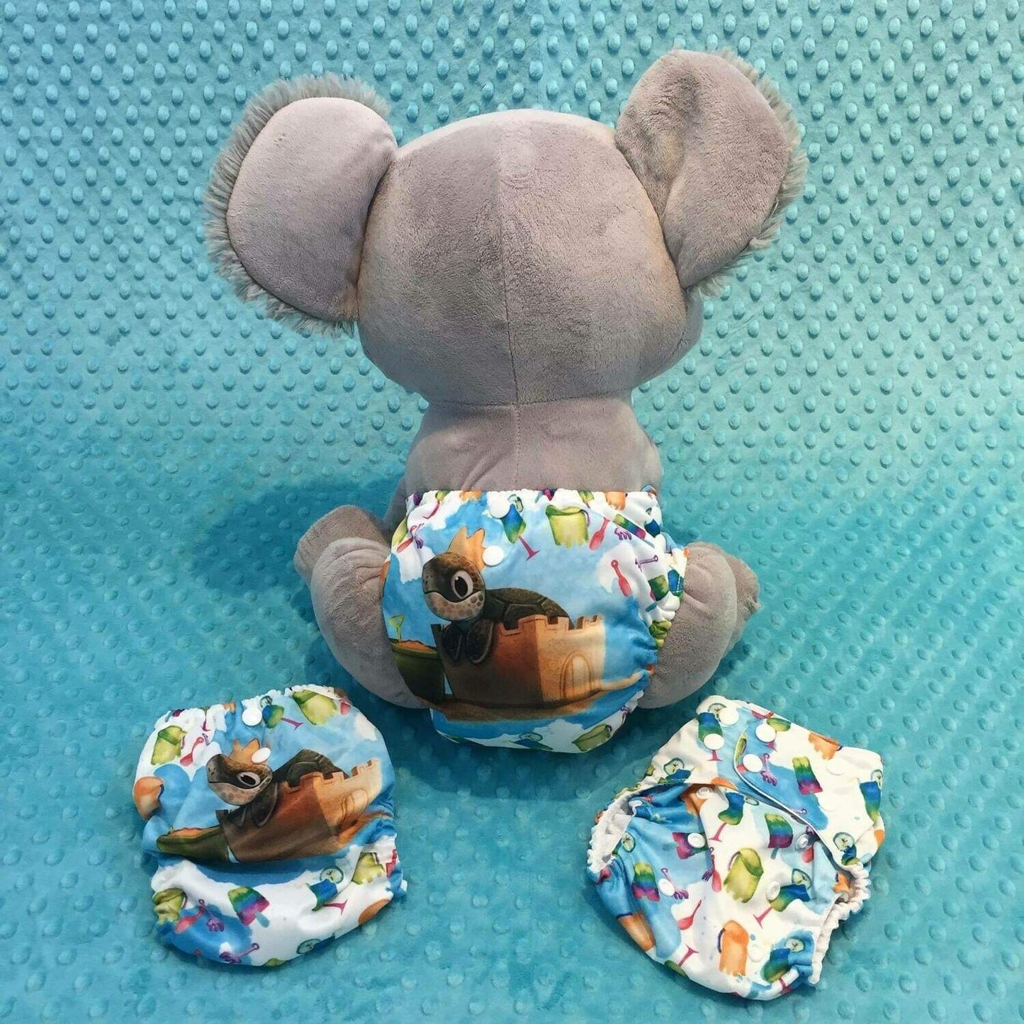 Couche lavable tortue sable