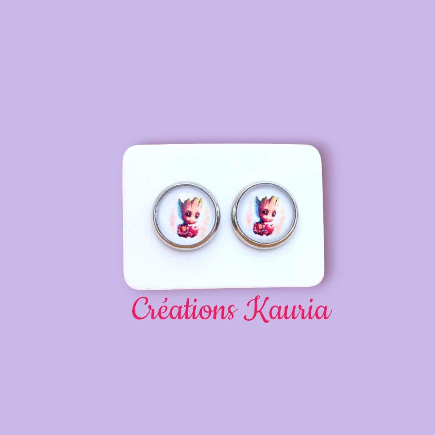 Boucle d’oreille kauria