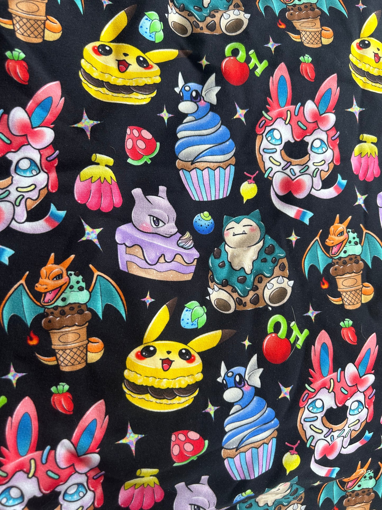 Serviette hygiénique lavable coton lycra monstre