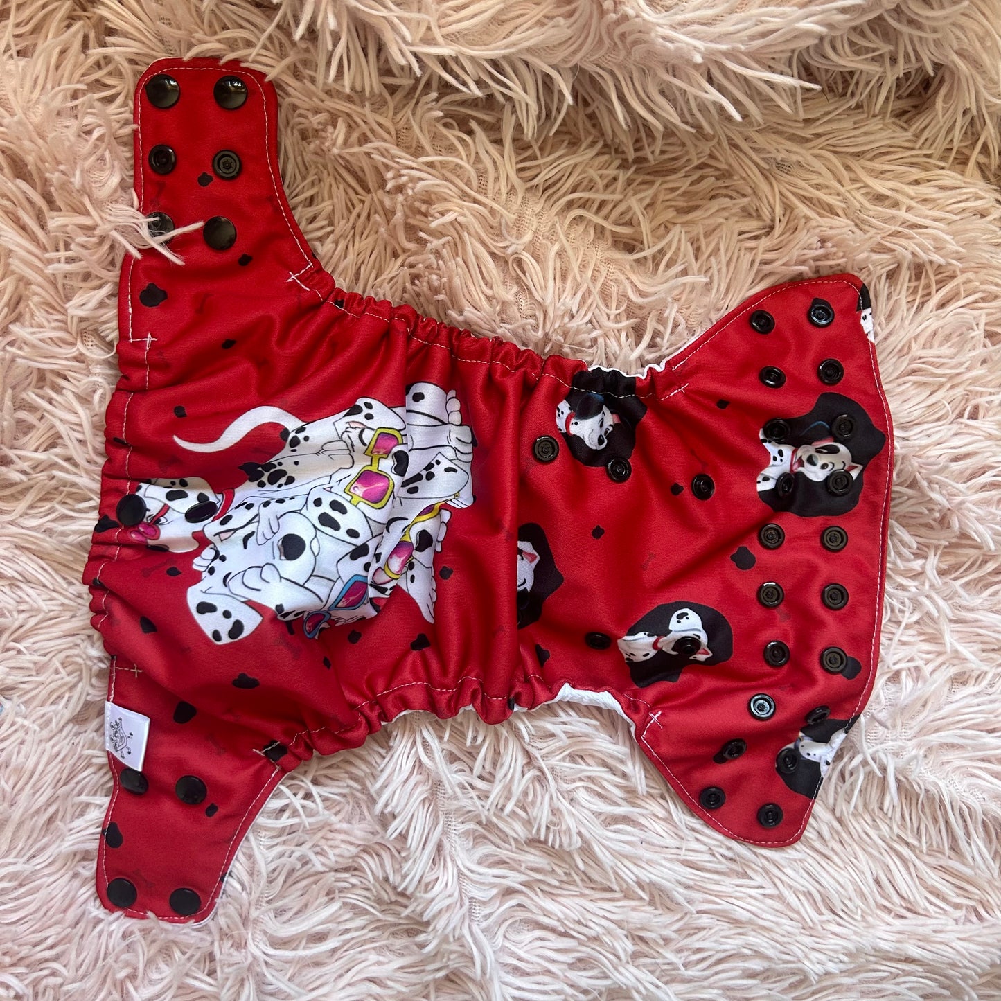 Couche lavable chien