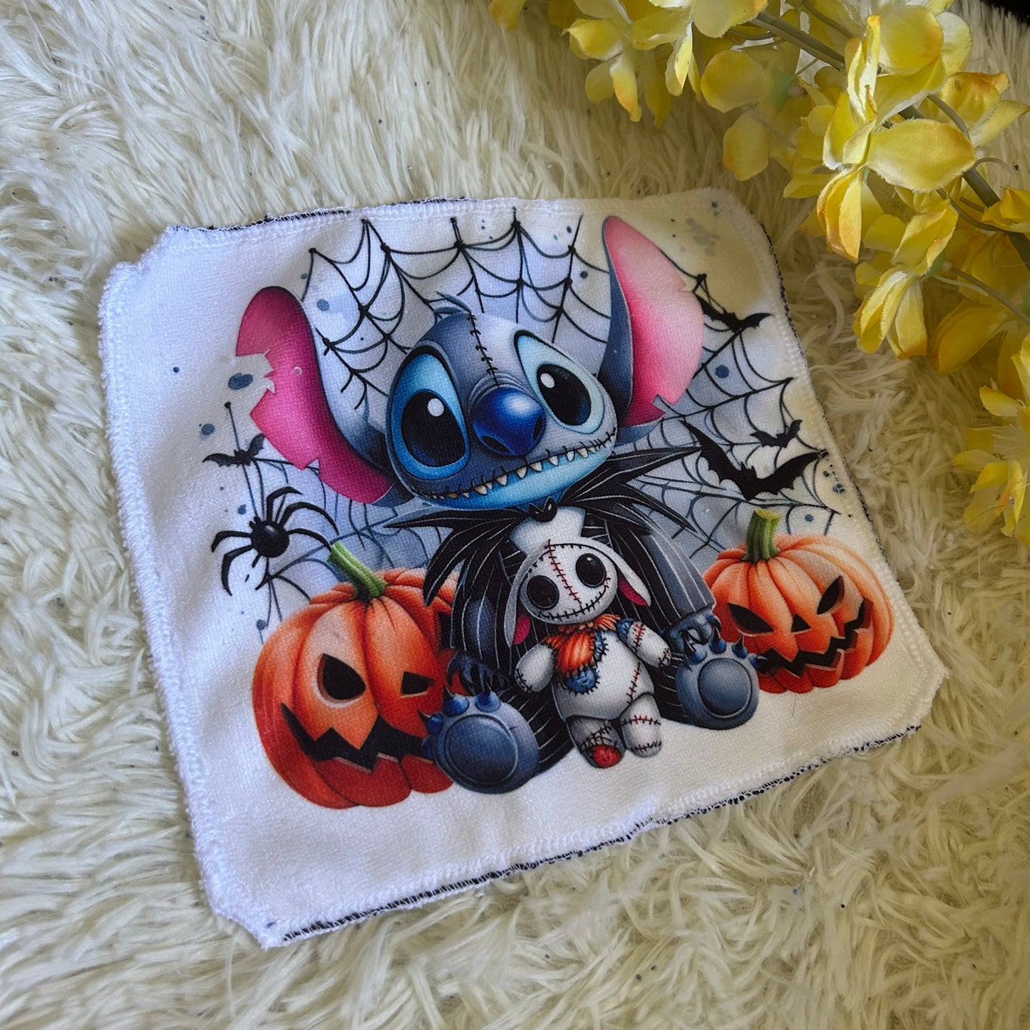 Débarbouillette personnage Halloween