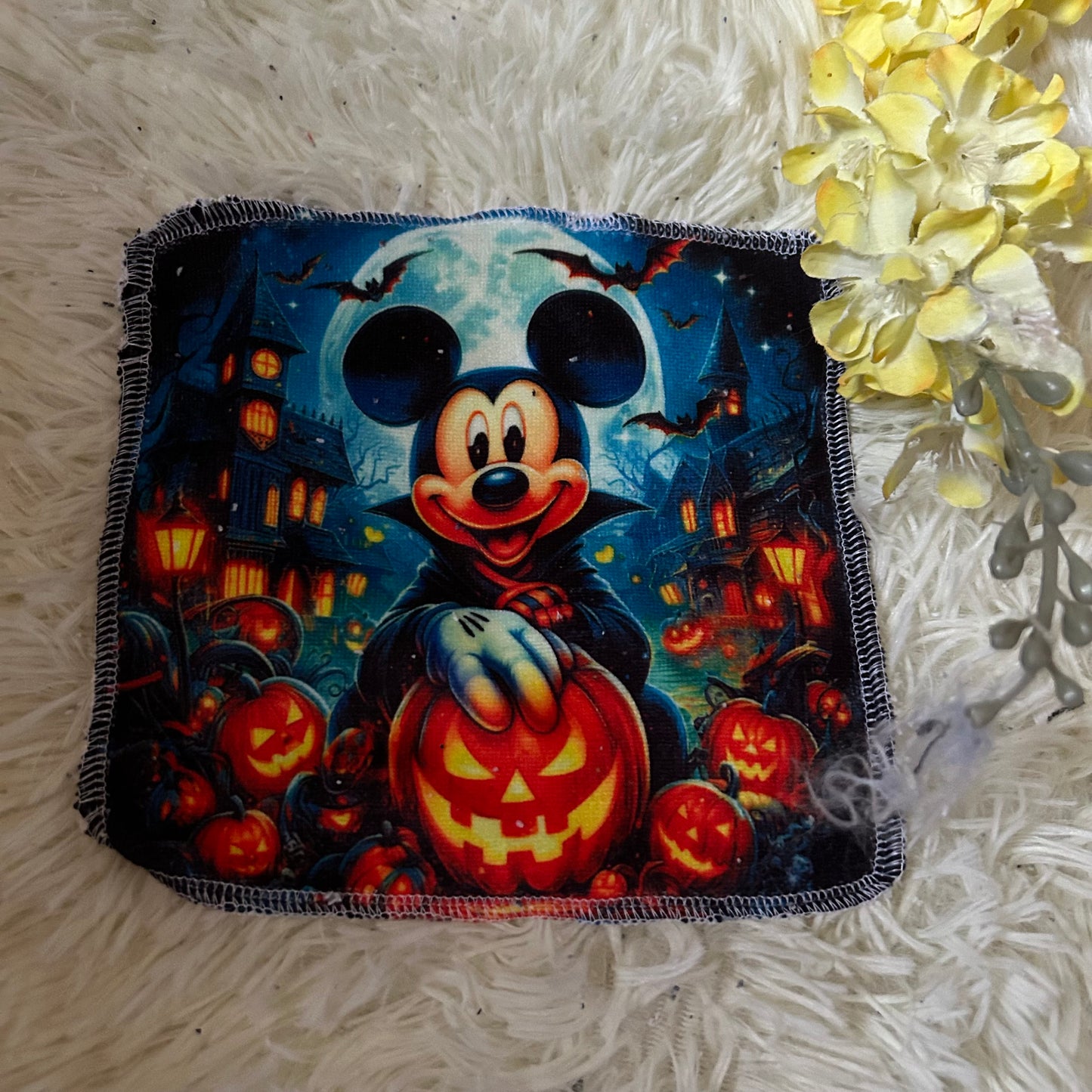 Débarbouillette personnage Halloween