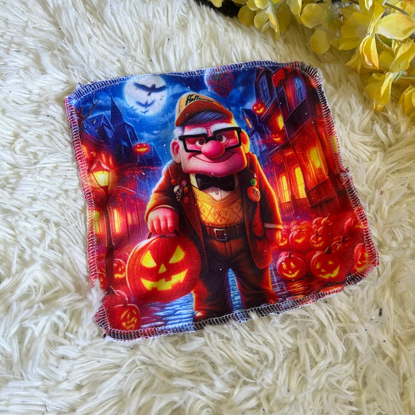 Débarbouillette personnage Halloween