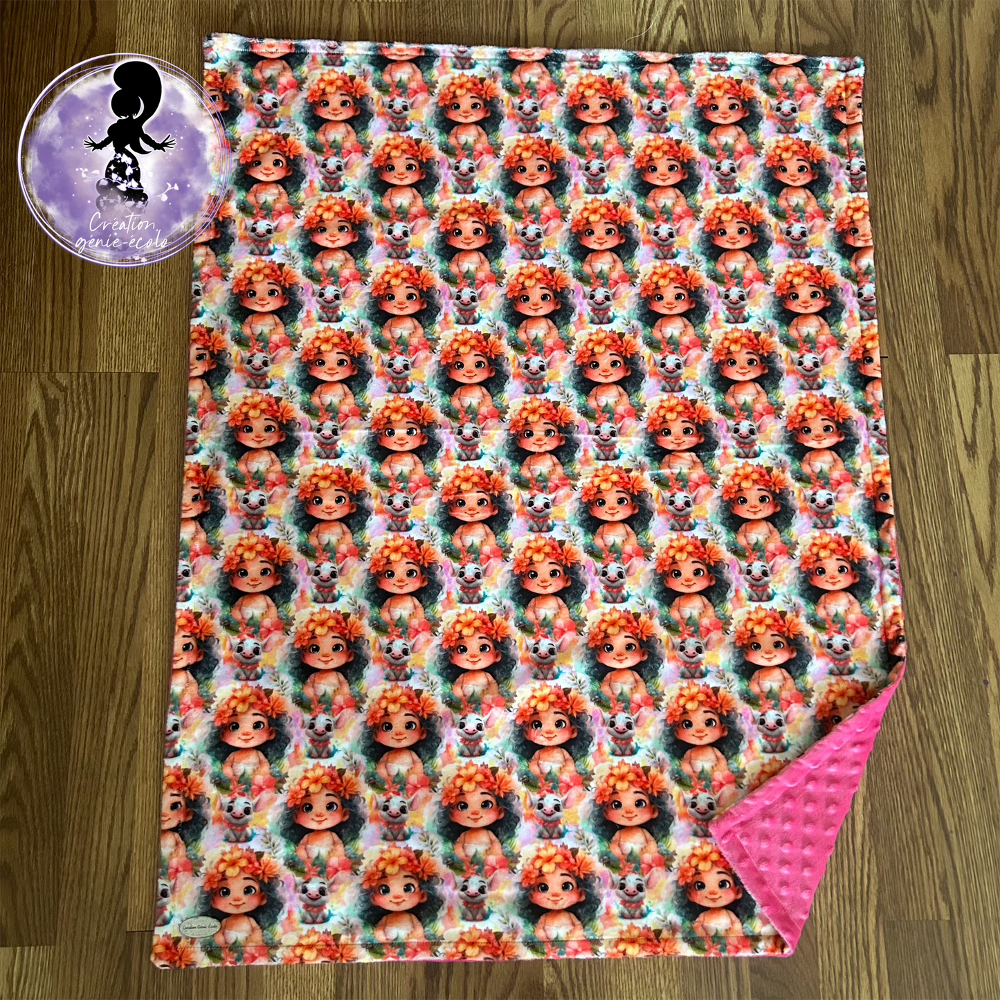 Doudou princesse 30x40