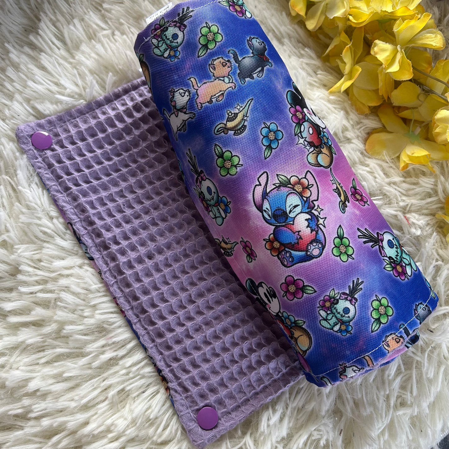 Essuie-tout lavable personnage bleu souris