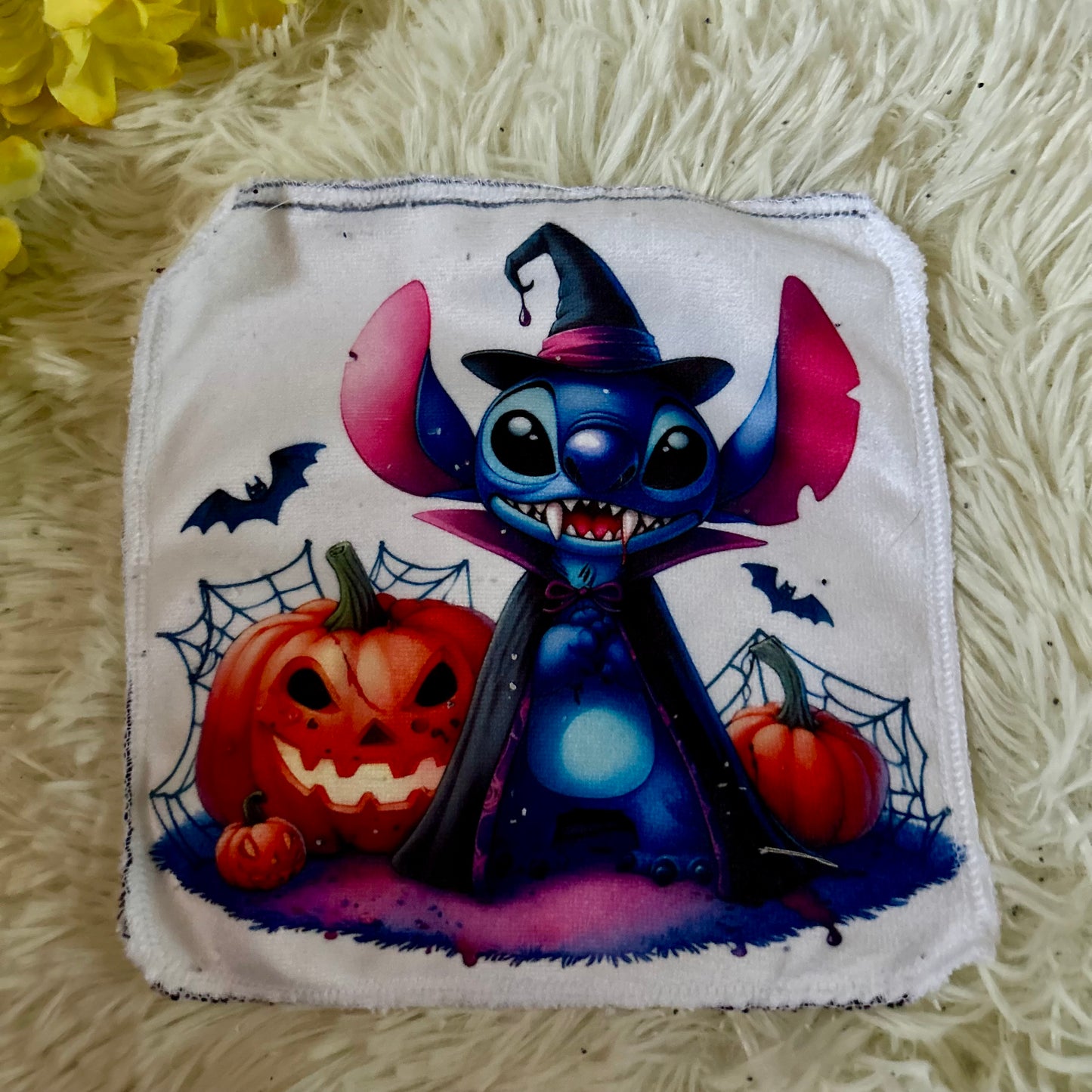 Débarbouillette personnage Halloween