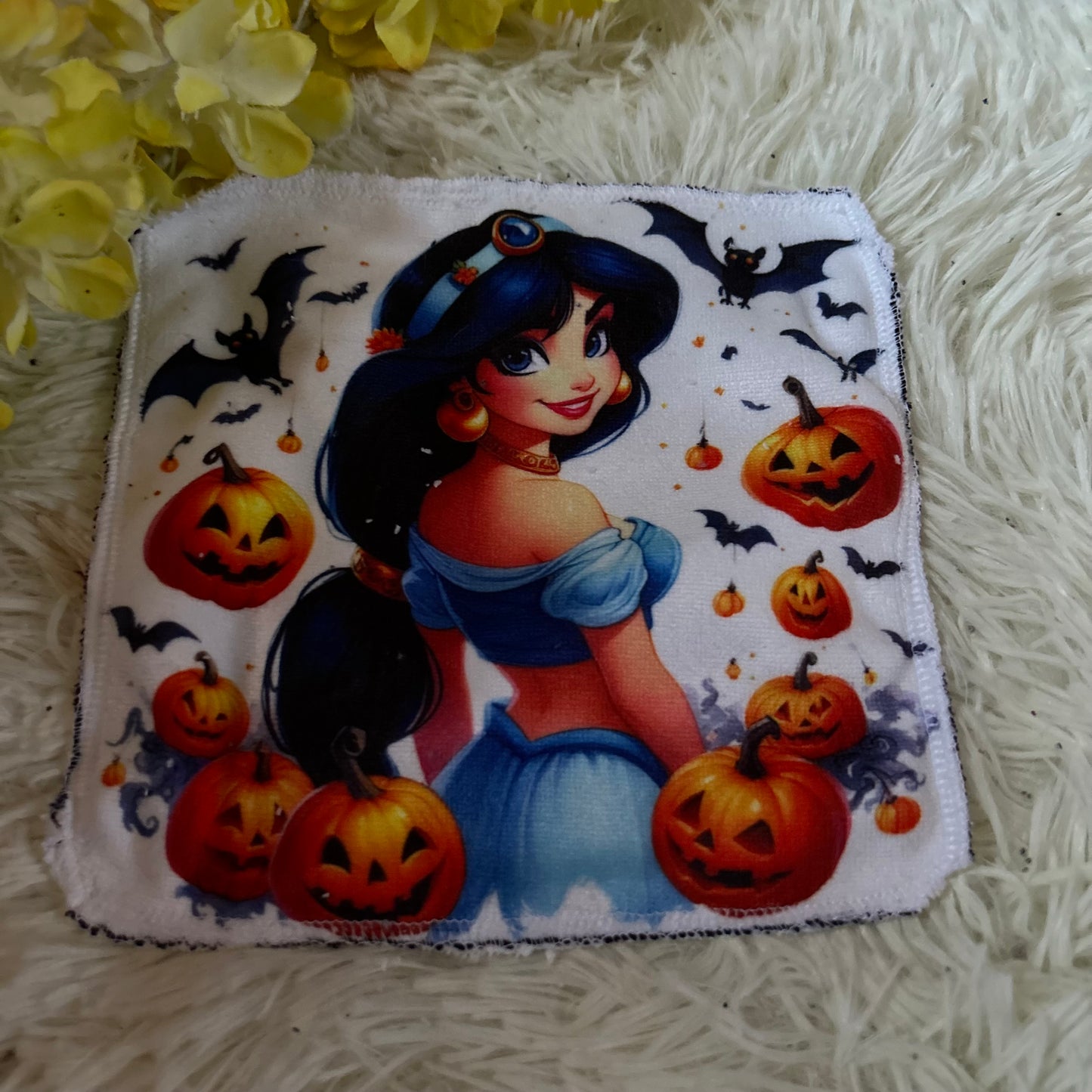Débarbouillette personnage Halloween
