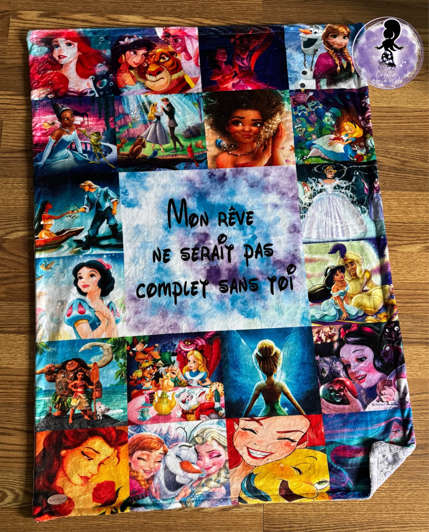 Doudou 30x40 princesse