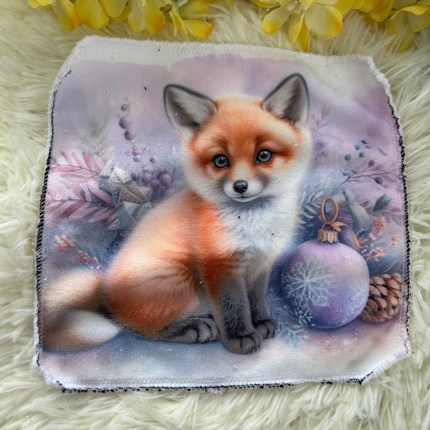 Debarbouillette renard Noël
