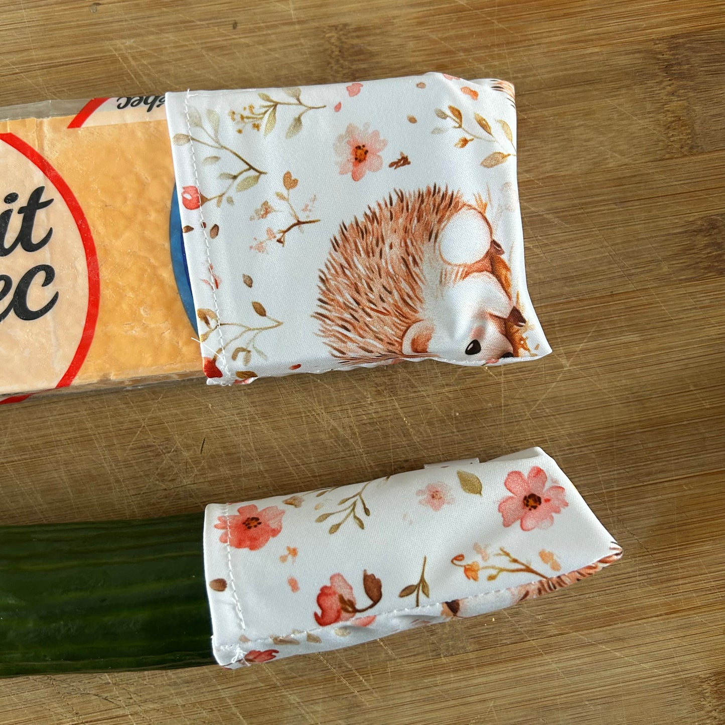 Bout de concombre/fromage hérisson