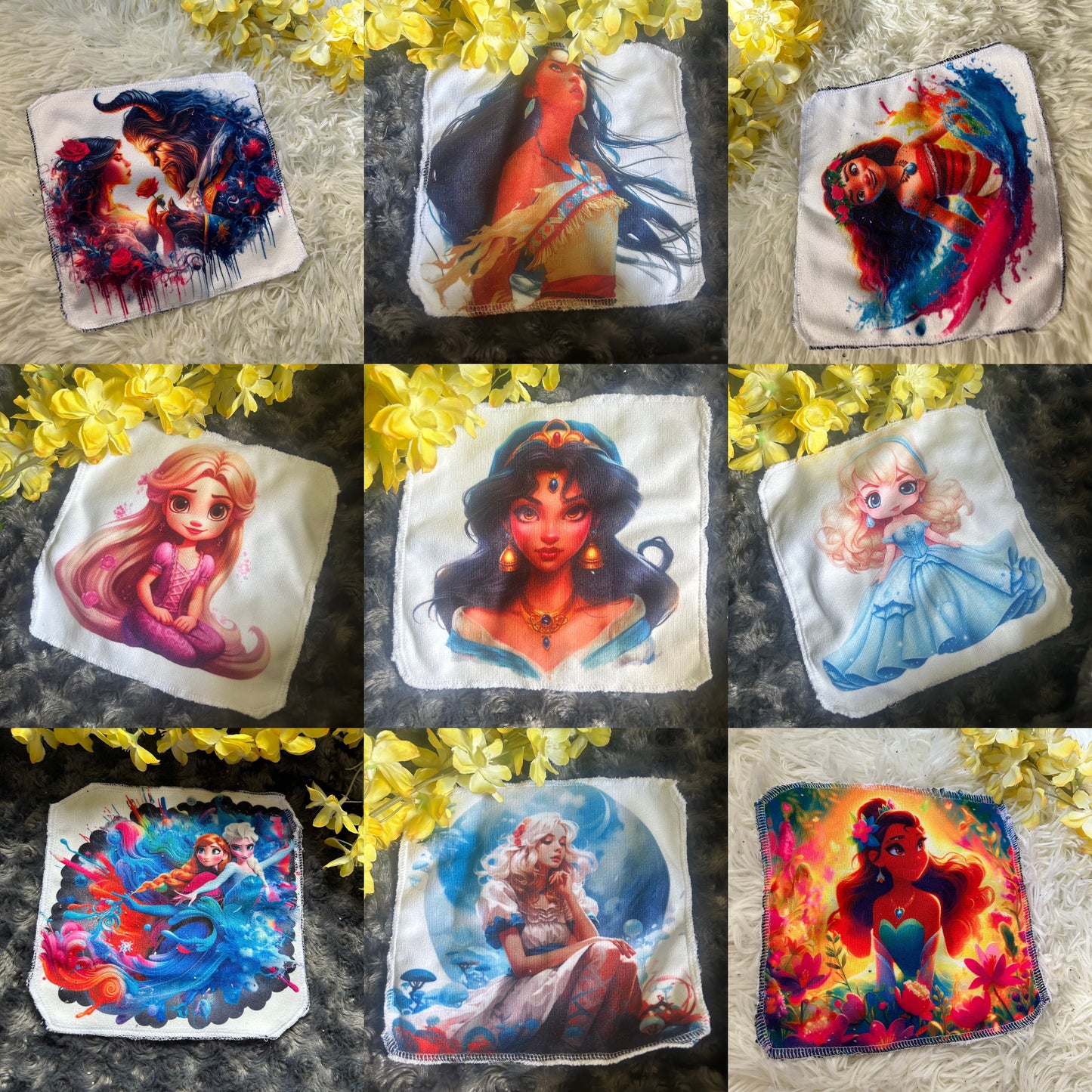 Débarbouillette princesse