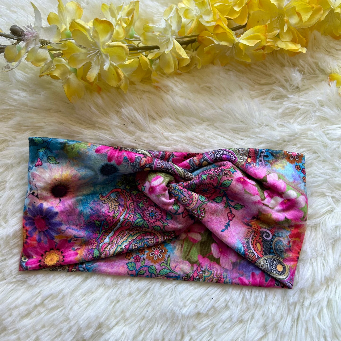 Bandeau fleuris twist willfée