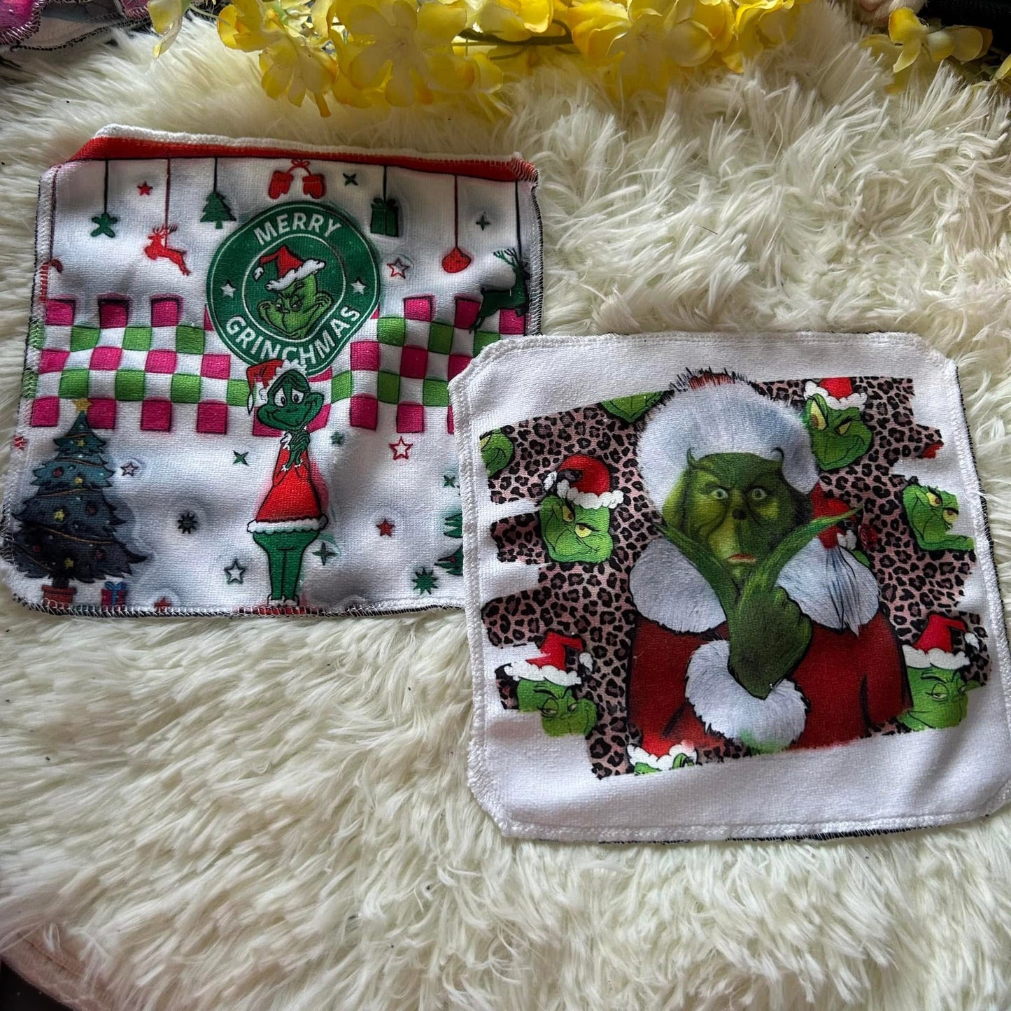 Débarbouillette personnage noel