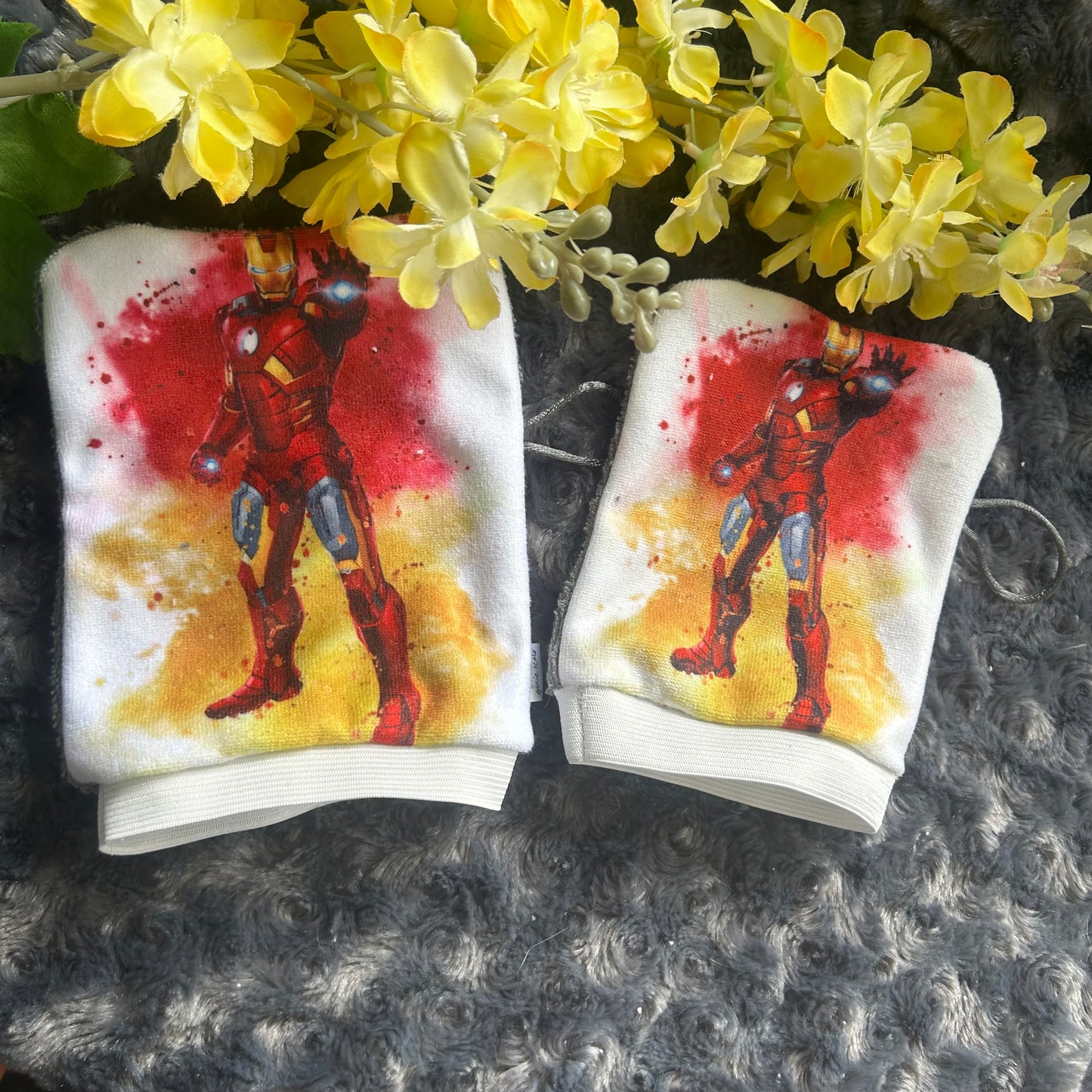 Mitaine de bain super heros