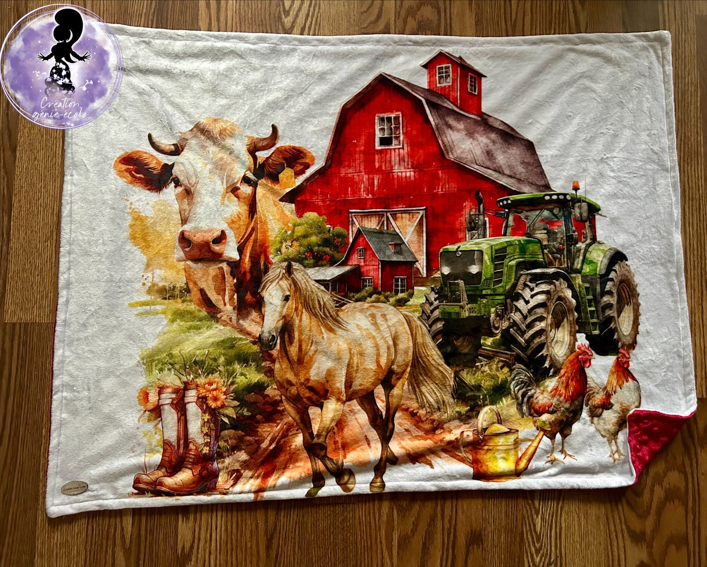 Doudou 30x40 ferme
