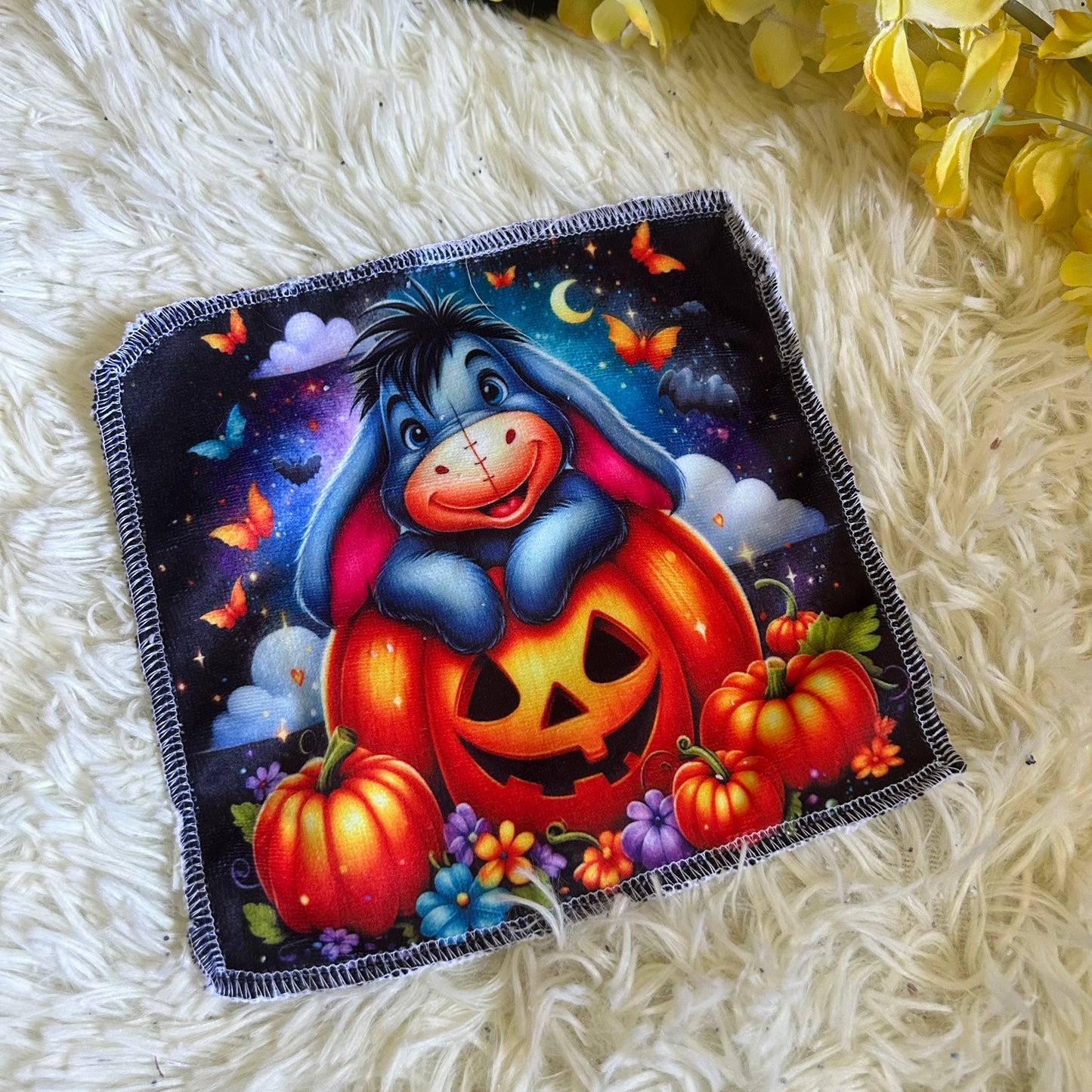 Débarbouillette personnage Halloween