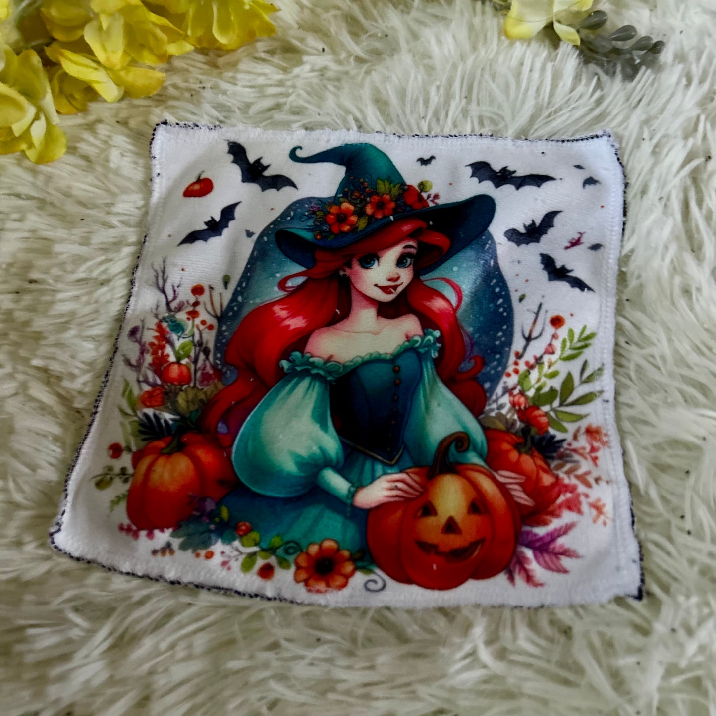 Débarbouillette personnage Halloween