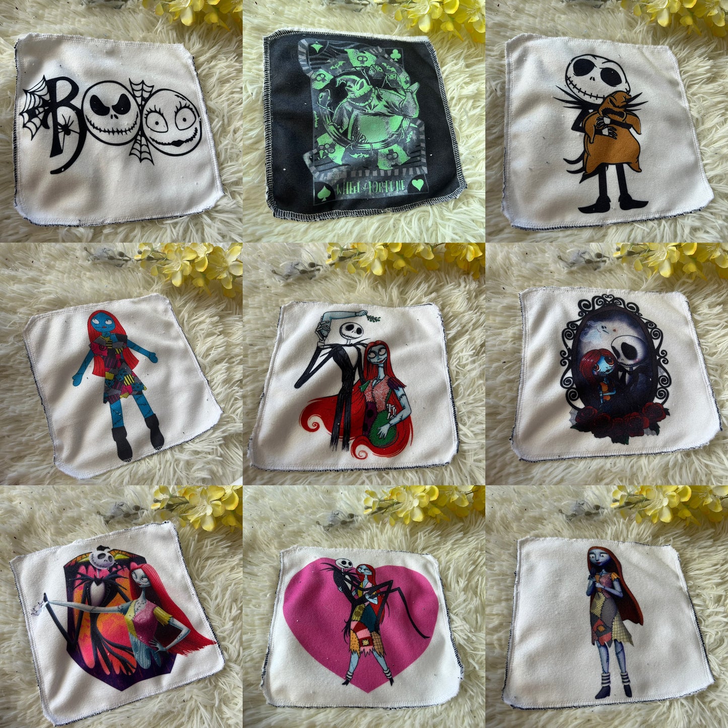 Débarbouillette personnage Halloween noel