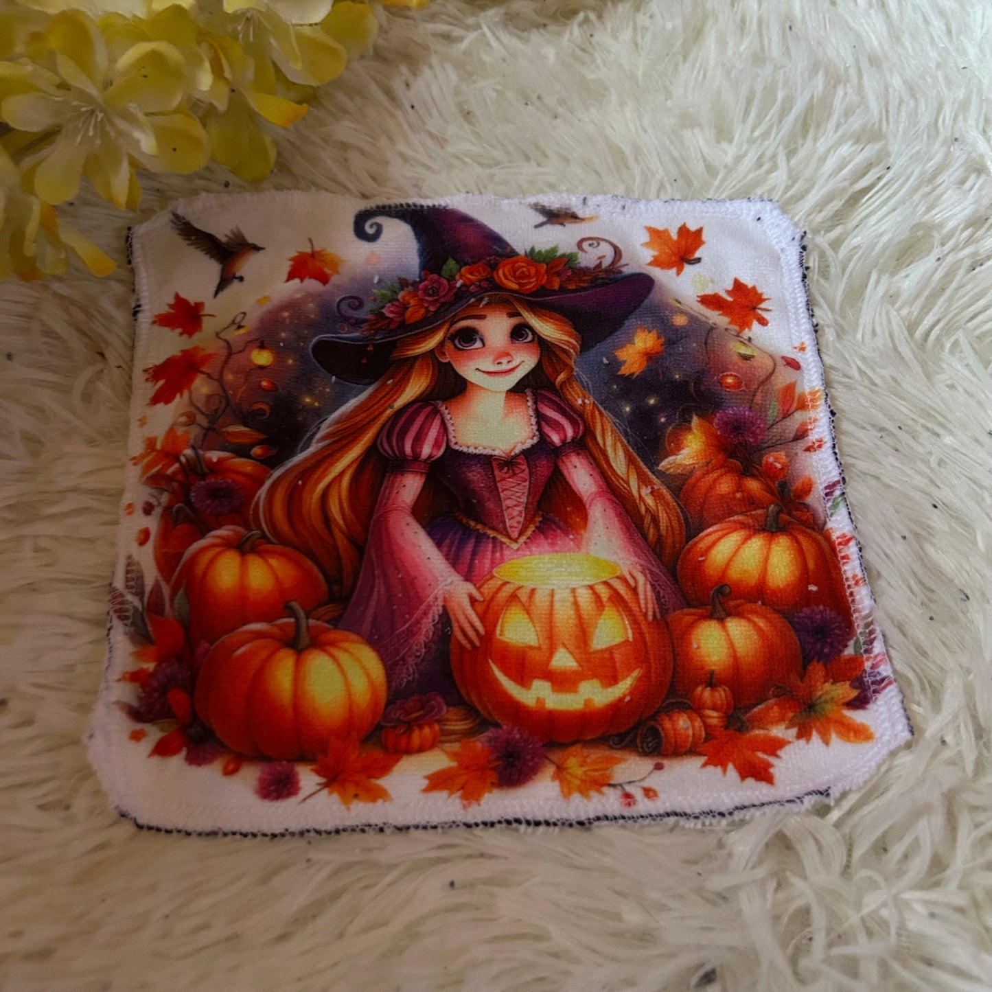 Débarbouillette personnage Halloween