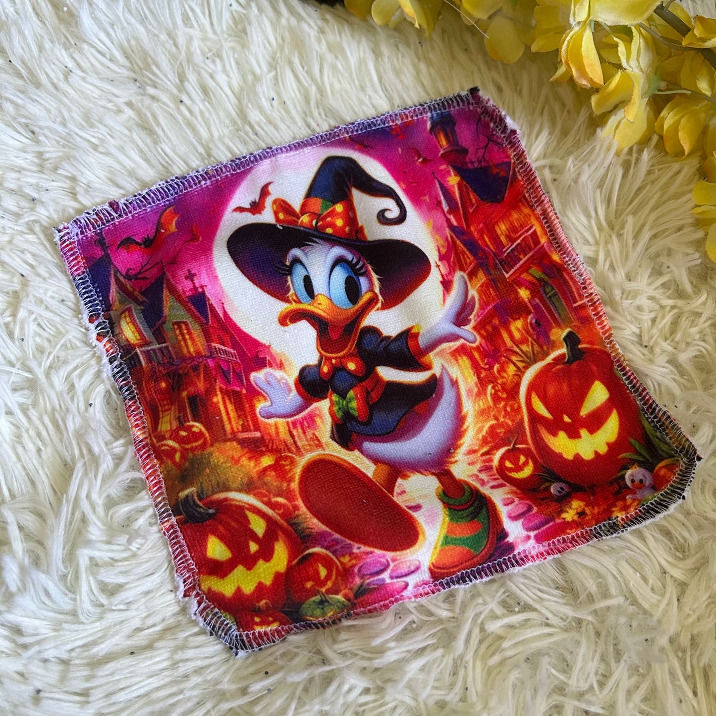 Débarbouillette personnage Halloween