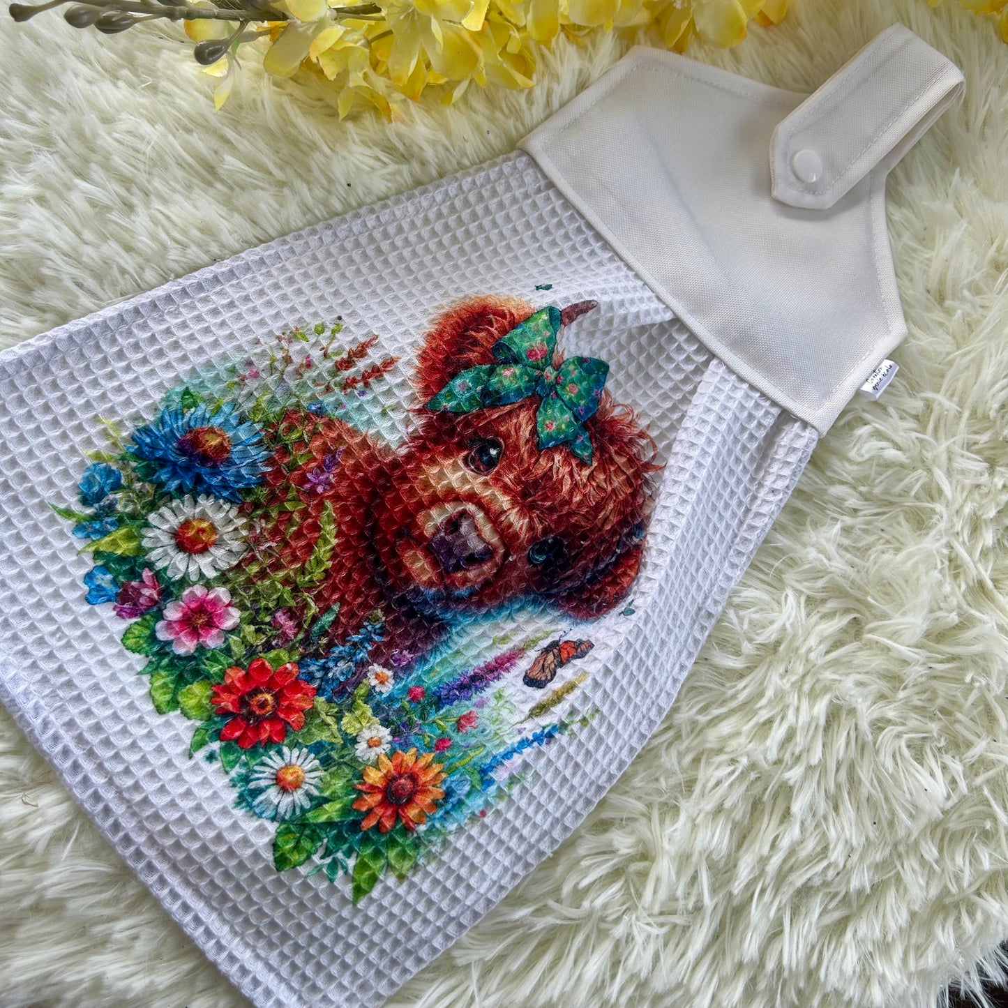 Serviette de four vache