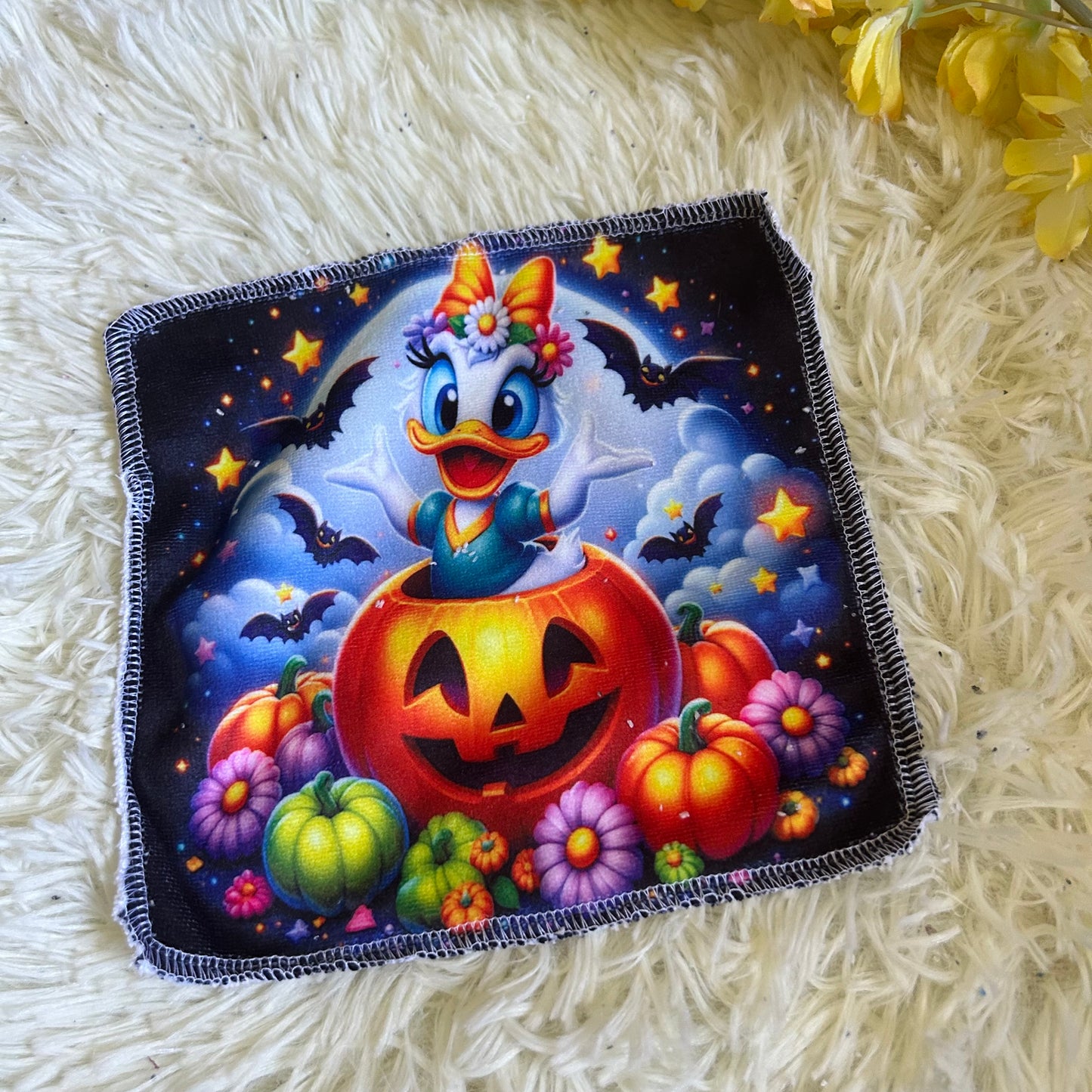 Débarbouillette personnage Halloween