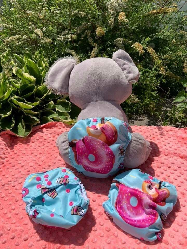 Couche lavable paresseux donut