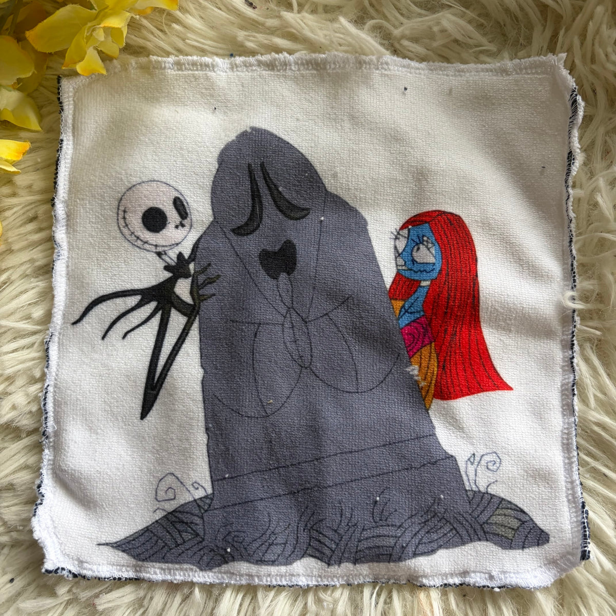 Débarbouillette personnage Halloween jack