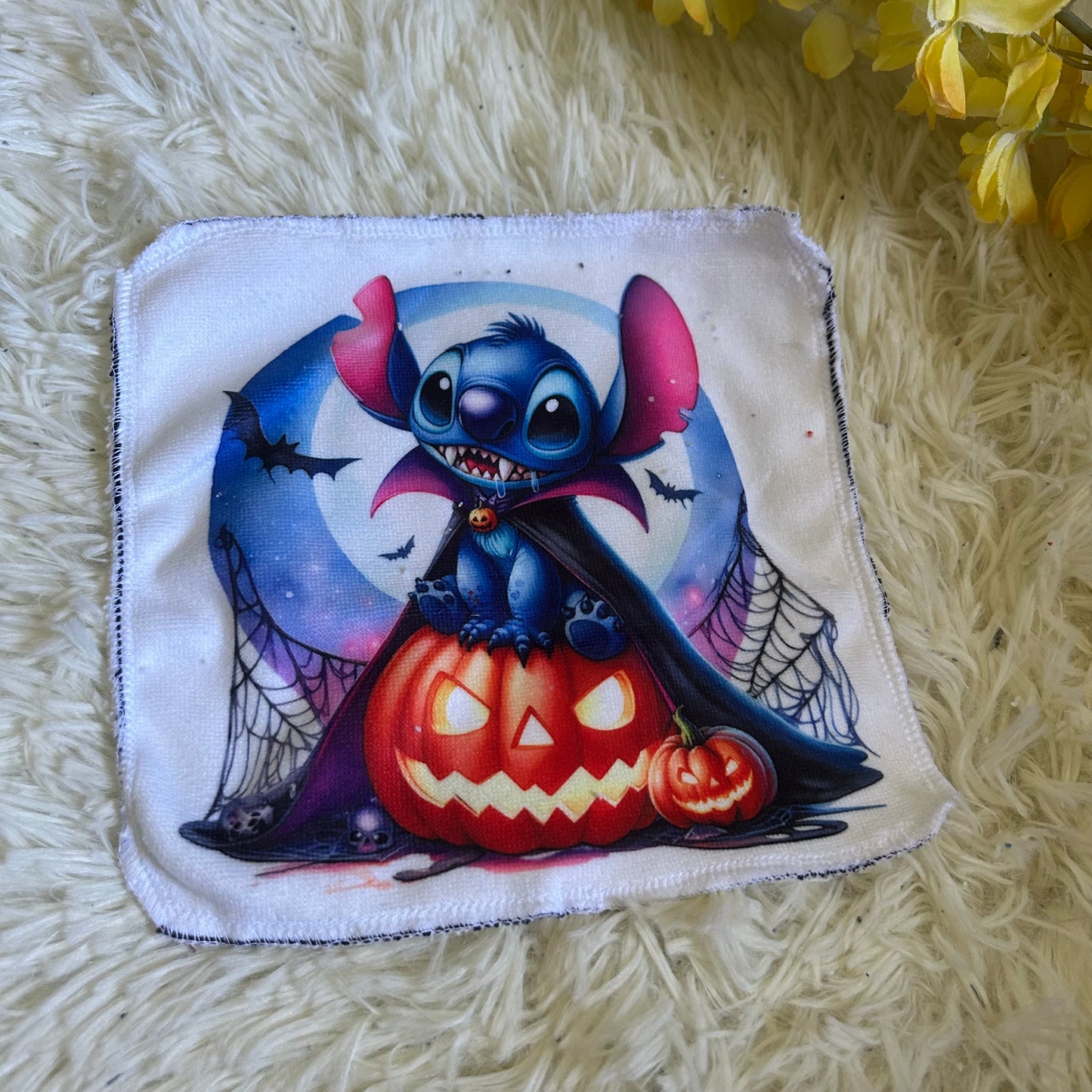 Débarbouillette personnage Halloween