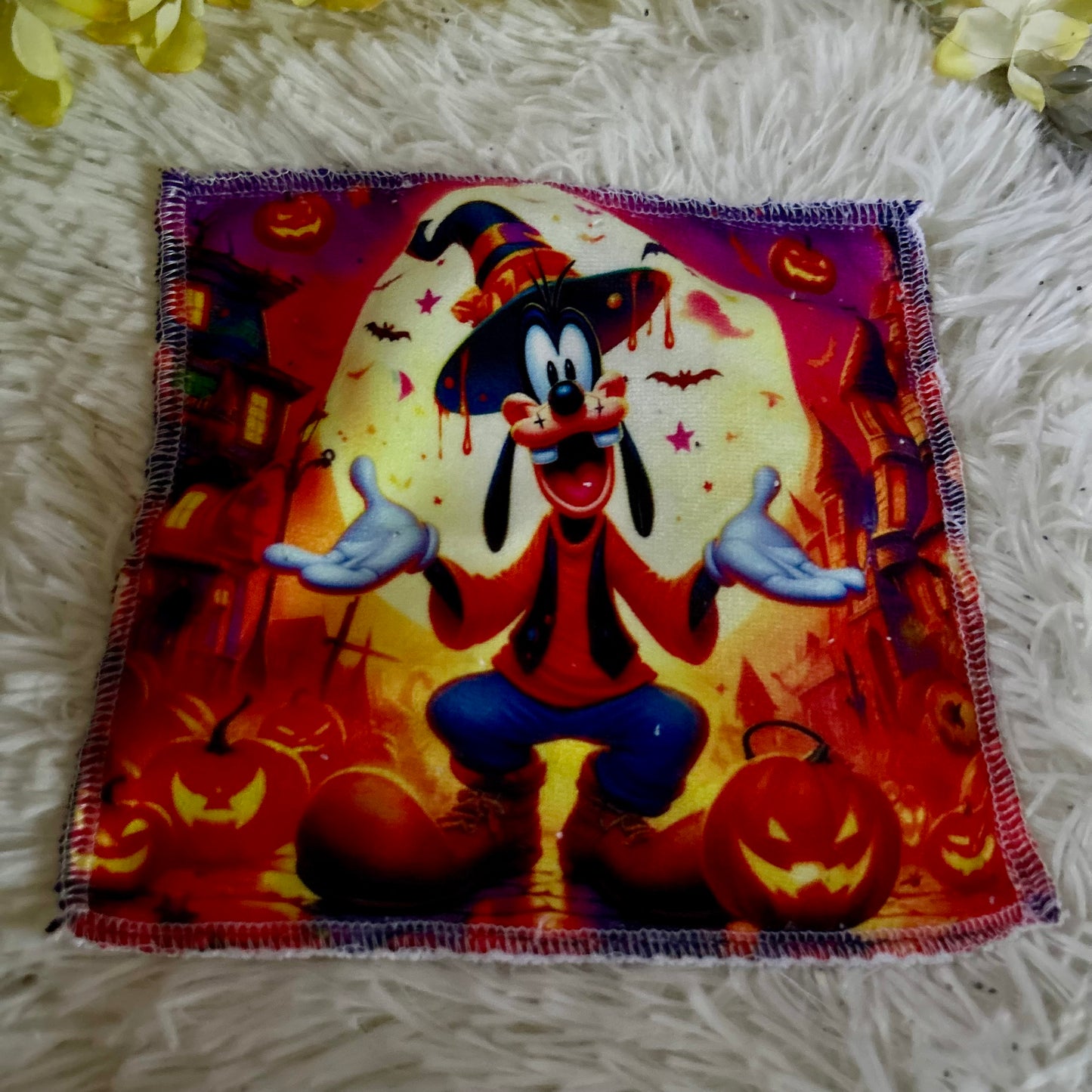 Débarbouillette personnage Halloween