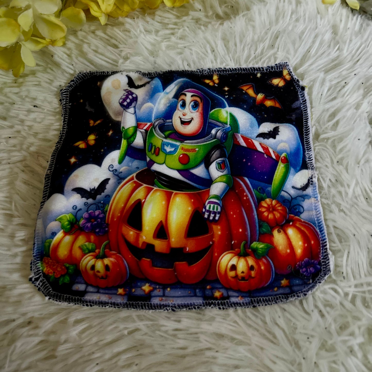 Débarbouillette personnage Halloween