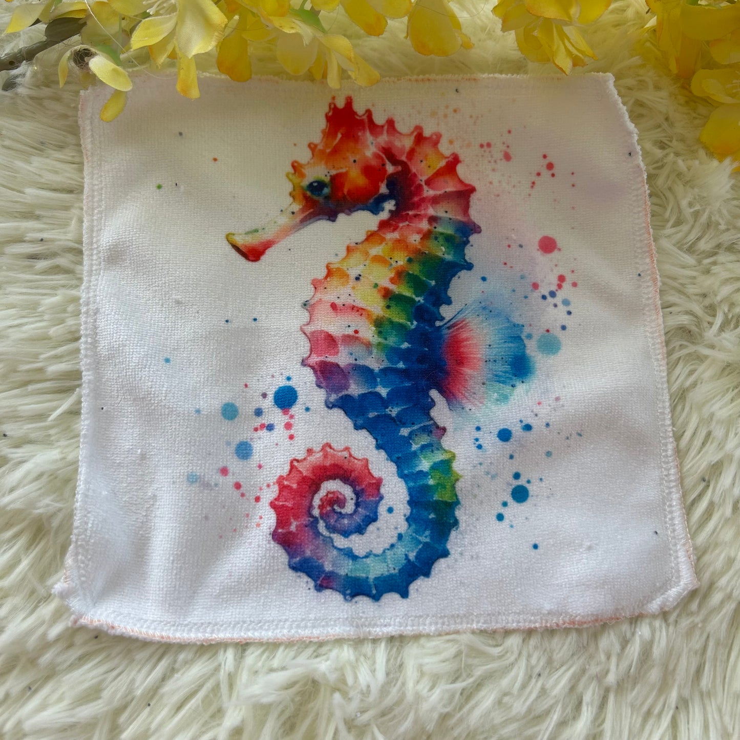 Débarbouillette hippocampe