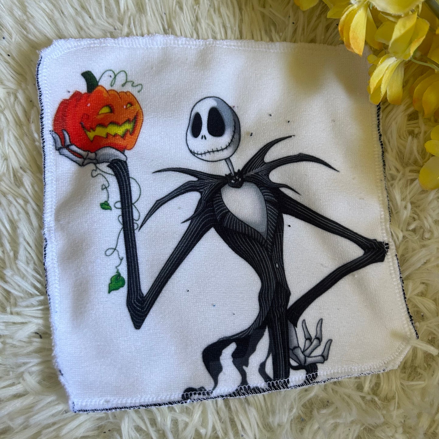 Débarbouillette personnage Halloween noel