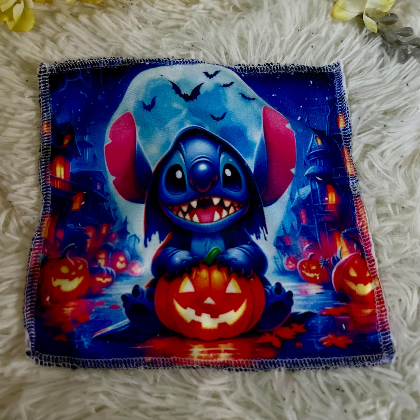 Débarbouillette personnage Halloween