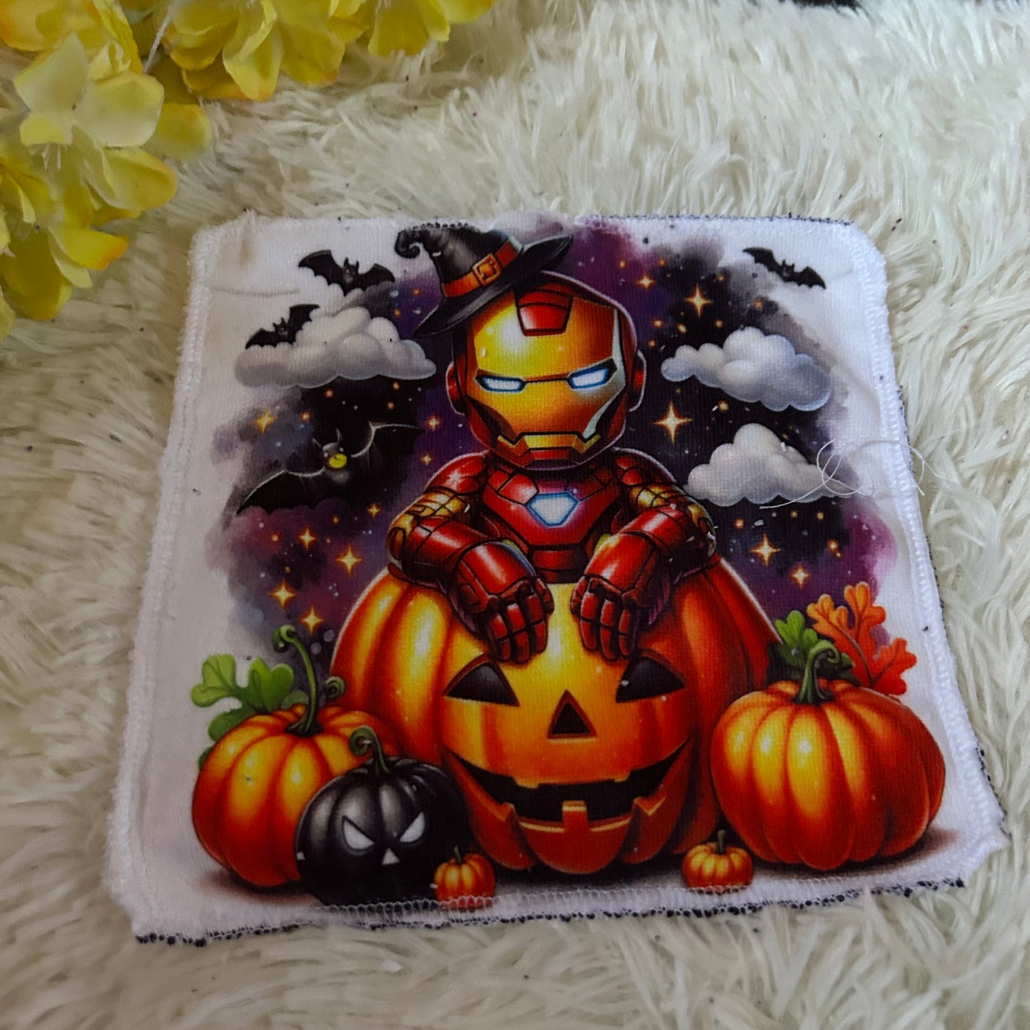 Débarbouillette personnage Halloween